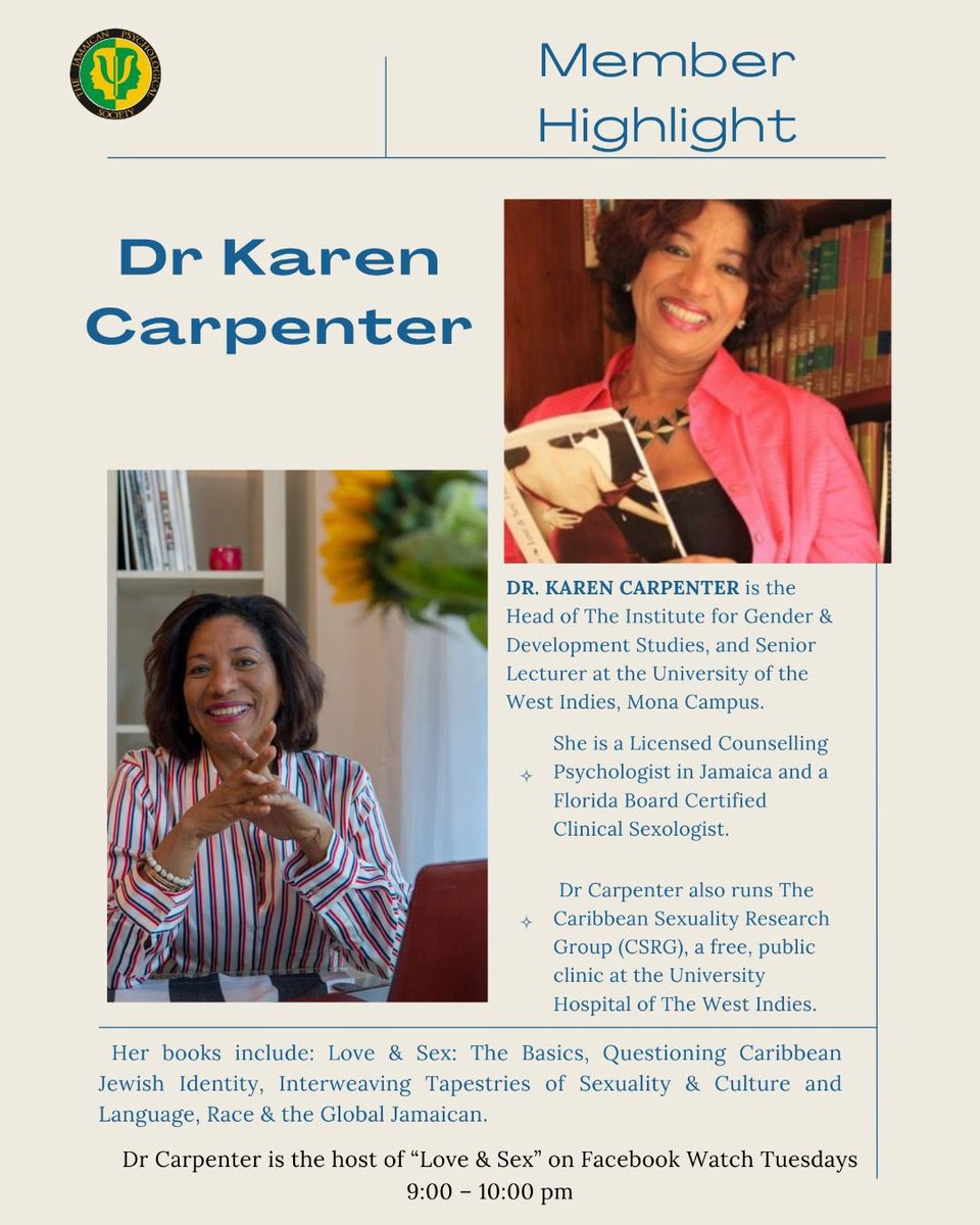 JamPsych's tweet image. We would like to acknowledge Dr Carpenter