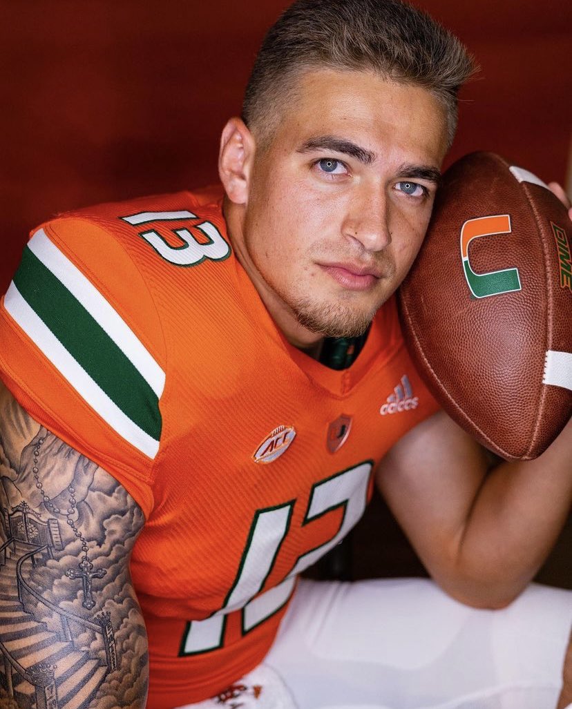 hurricanesmarsh's tweet photo. Two best quarterbacks in the ACC https://t.co/patmyNWLiH