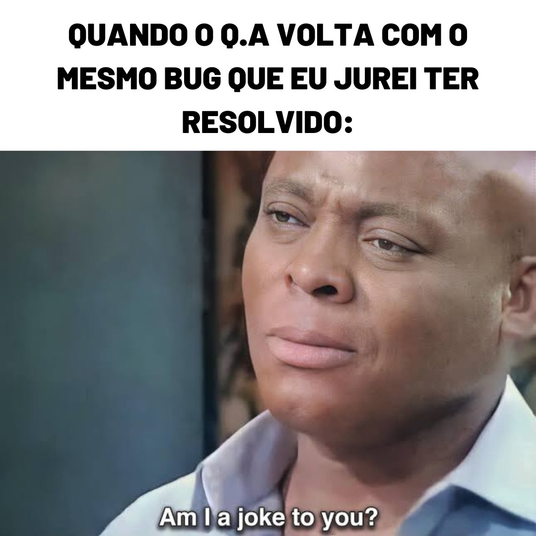 Minha Lógica on Twitter "Eu sou uma piada para você? Crédito