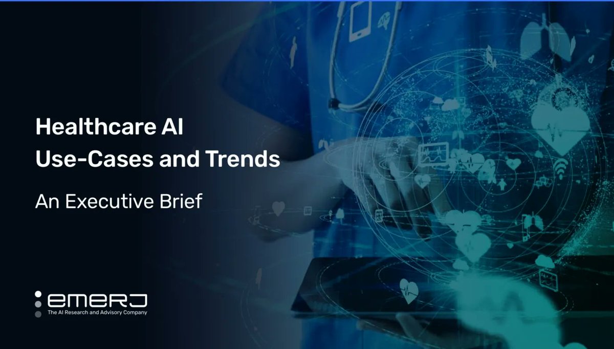 SpirosMargaris's tweet photo. Healthcare #AI #UseCases and #Trends
An #ExecutiveBrief
https://t.co/n3wfEjtWb4 #fintech #insurtech #insurance #healthcare #ArtificialIntelligence #MachineLearning #BigData @Marionmarooned @Emerj @ahier @Julez_Norton @kalydeoo @asokan_telecom @WSWMUC @enilev @Fisher85M https://t.co/oM0uOVQVWl
