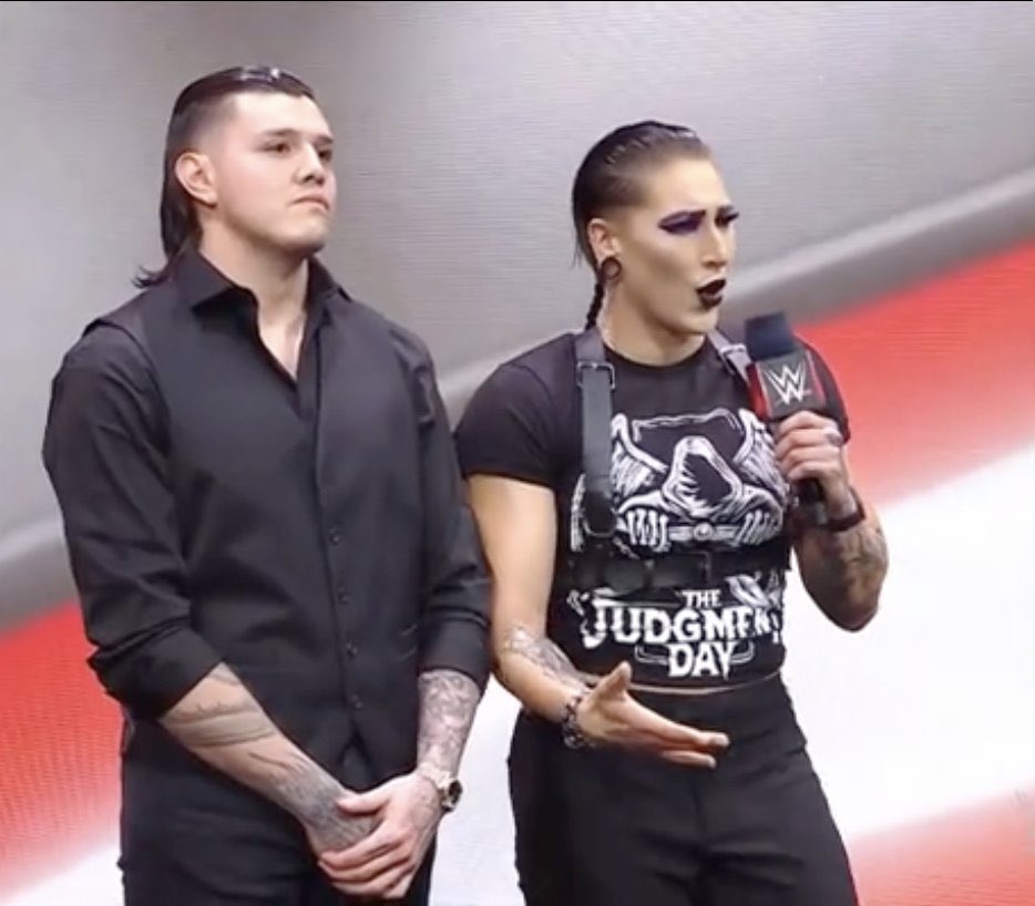 Maybe Dom should change his name to “Sub” 😂 #WWERAW  <a href="/RheaRipley_WWE/">RheaRipley_WWE</a>