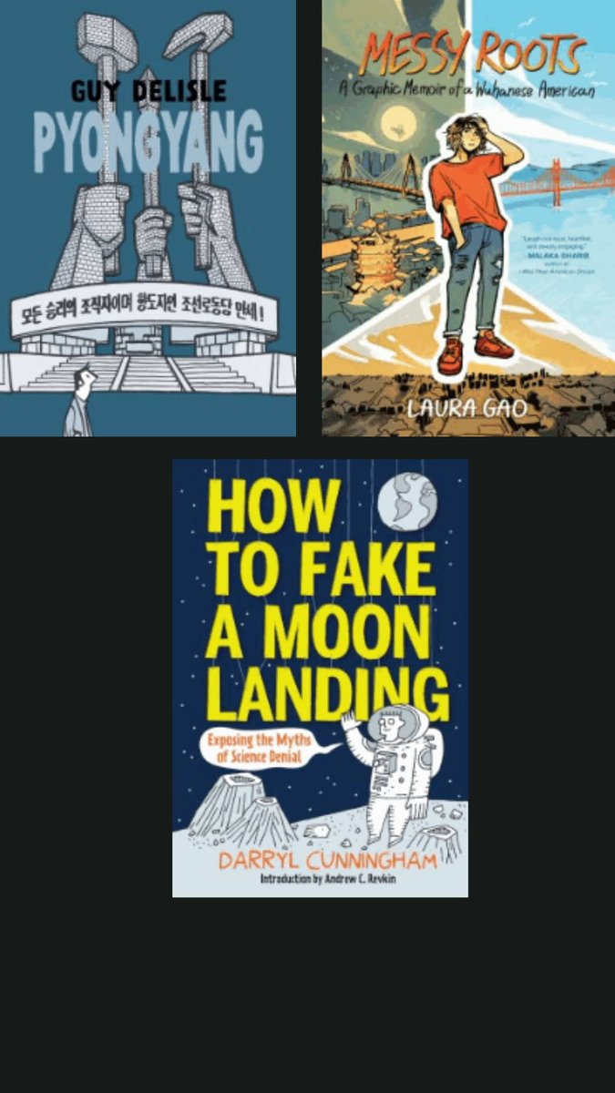 BHSDorf's tweet photo. My #augustreads. #guybrarian #graphicnovels #nonfiction #yafiction #Biography https://t.co/nKRV01paIO