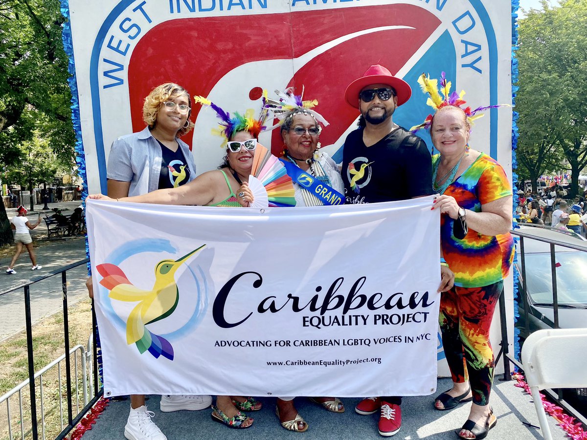 CaribEquality's tweet photo. Today, we returned to the @WIADCA Parade to support #VictoriaCruz, the first Transgender Grand Marshal in the parade’s 55-year history. Cruz hails from #PuertoRico 🇵🇷🏳️⚧️, a pioneering #trans & human rights activist and retired domestic violence counselor in #NYC. #LGBTQ #caribbean https://t.co/CX0q2RS3AU