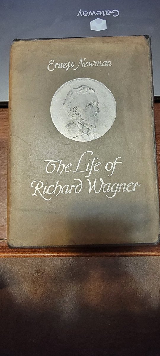 jenipaige's tweet photo. Asking Twitter to do their thing. I found this super old book today. And all I can find is newer versions online. Did I find something good? 
#ErnestNewman #TheLifeofRichardWagner #RareBooks #Help #BookCollector https://t.co/rXvIOuja6q