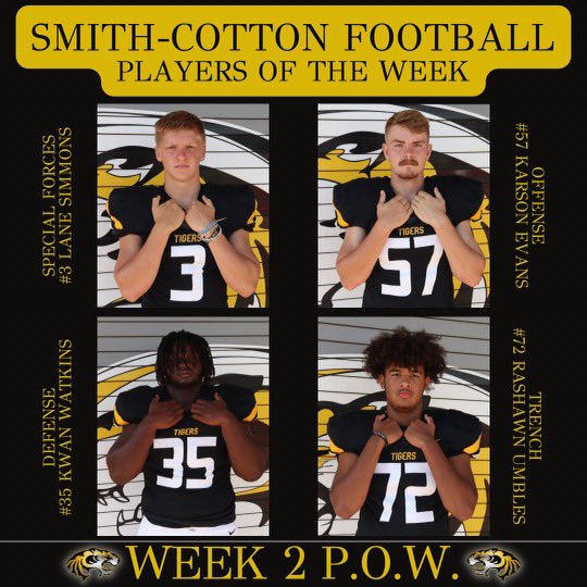 SmithCotton Football (scfootball) / Twitter