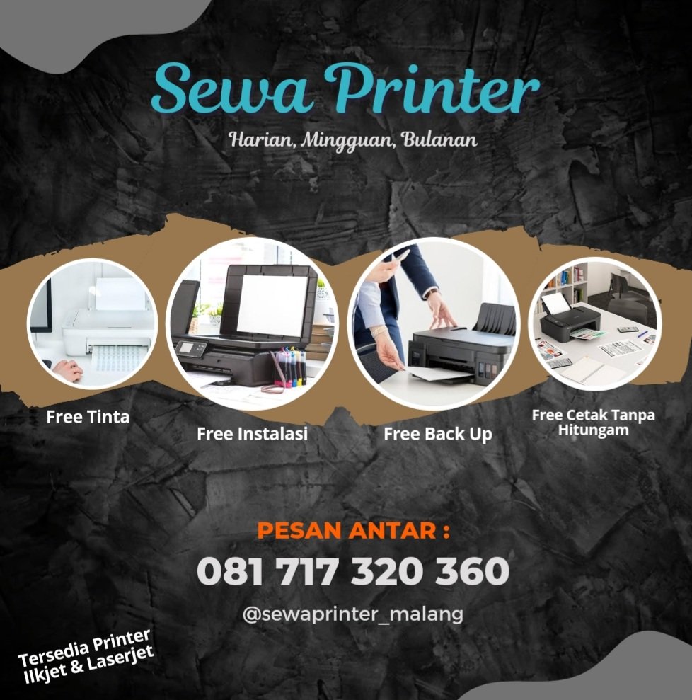 sewaprintermlg's tweet photo. Butuh printer untuk Healing, Meeting, Workshop, Pelatihan, Awal Bulan??
Booking Now
🏠 Akhtara Residance Tasikmadu MLG
🤙 081717320360
Jgn Kawatir, Free tinta dan pengiriman Kok
#malang #infomalang #malangupdate #malanghits #sewaprintermalang #servisprintermalang https://t.co/uyuMO2qurH