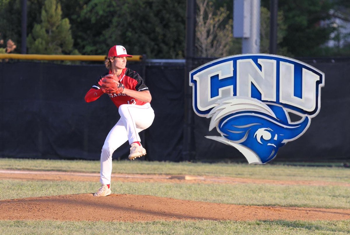 connor_godshalk's tweet photo. I am excited to announce that I will be furthering my academic and athletic career at Christopher Newport University. I’d like to thank God, my family, my coaches at @pdlbaseball , the @STARSBASEBALLVA , and @HerndonBaseball coaches. @CNU_Baseball https://t.co/XoP9bI7F1x