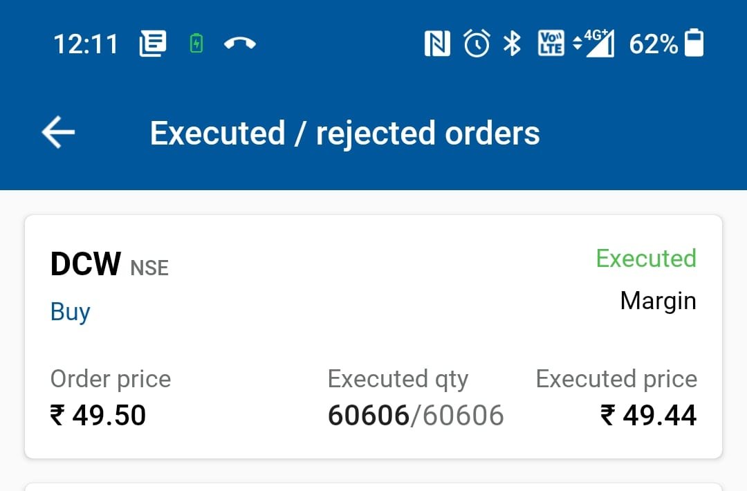 caanuragsaraogi's tweet photo. bought again #DCW... #2ndAttempt at 49.5 #DoubleSize https://t.co/vIFfD0Nbpr
