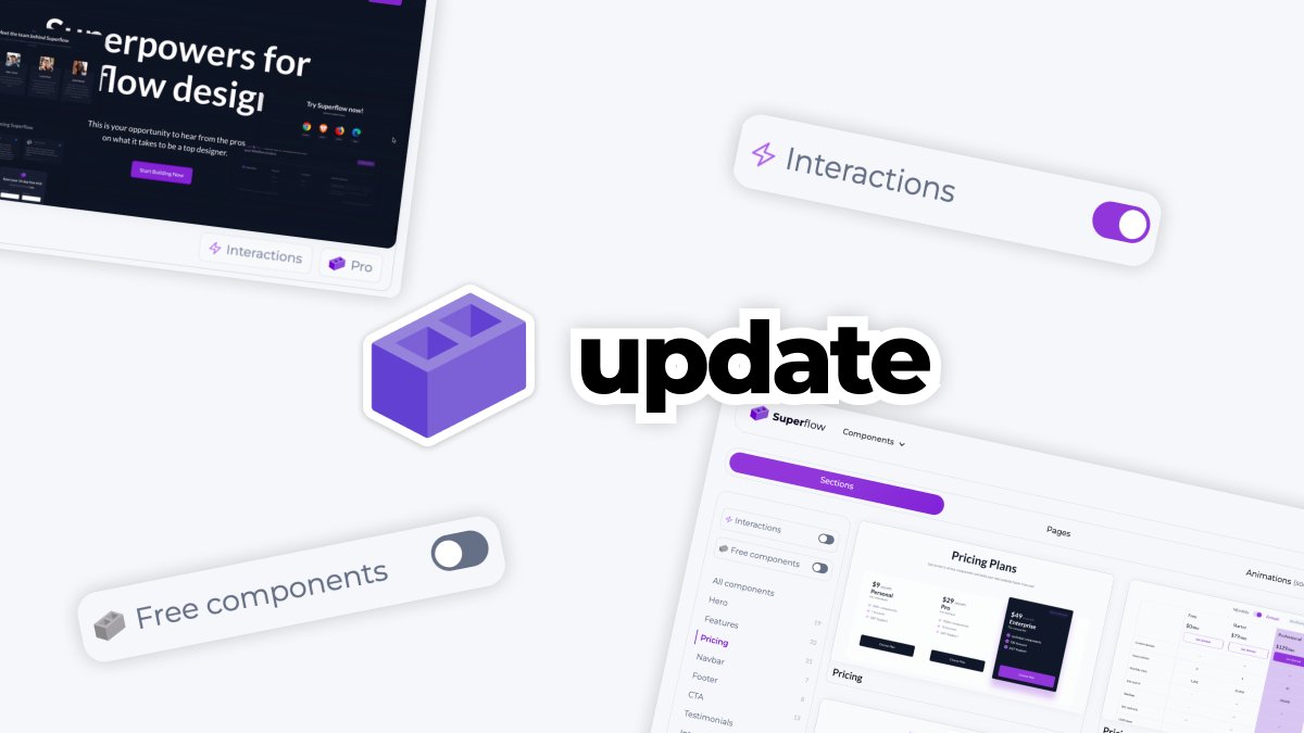 It's been quite a productive weekend for <a href="/getsuperflow/">Superflow</a> 🤓

I’ve shipped some pretty cool updates 👇