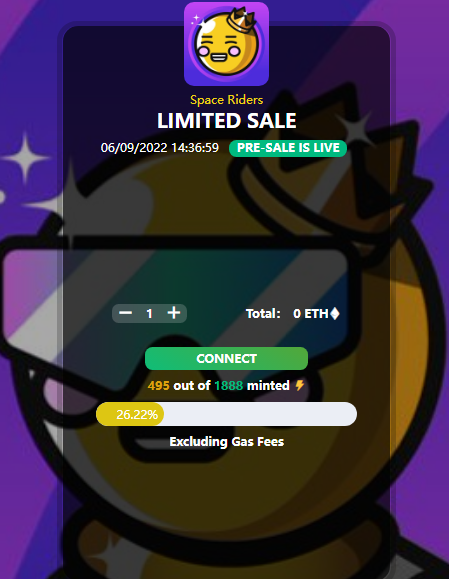 SpaceRlders_NFT's tweet photo. 🎉Because of the bear market of the market, we provide 300 whitelists that can be minted for free Mint

        📢Quick Minting if you are mentioned by us (only 300 NFTs on Twitter members)

🔗Mint only at our Official Website 👇 below (click to open)
https://t.co/FIc1nXrEzE https://t.co/spCkjoHnc9