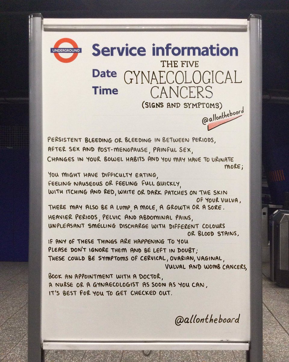 There are 5 Gynaecological (Gynae) cancers and knowing the possible symptoms as well as being confident to talk about them could be a lifesaver. 
<a href="/allontheboard/">All On The Board</a> 

#Gynaecology #Cancer #GynaecologicalCancerAwarenessMonth #GynaecologicalCancer #allontheboard