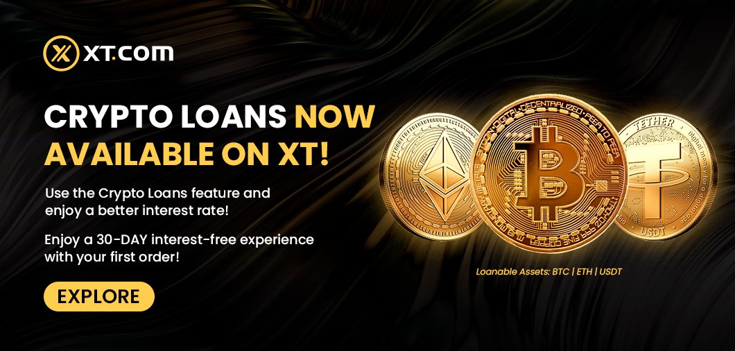 📣 Crypto loans now available on XT!

⚡️Use the Crypto #loans feature and enjoy a better #interest rate! 

💰Loanable Assets: BTC | ETH | USDT

Enjoy a 30-day interest-free #experience with your first order!

Explore now 👇
xtsupport.zendesk.com/hc/en-us/artic…