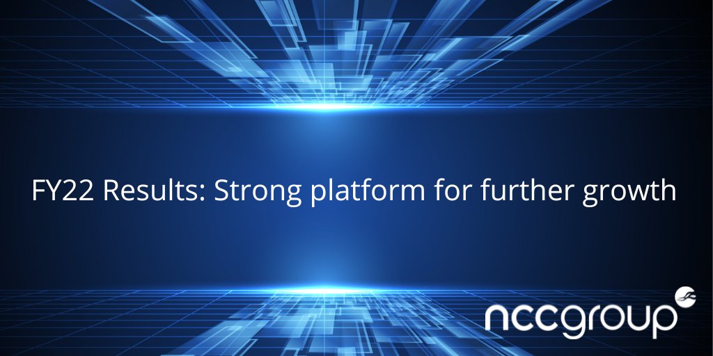 NCC Group plc on Twitter "This morning we've published our FY22