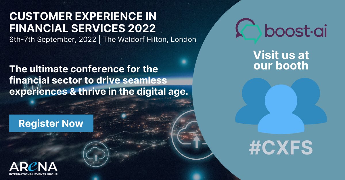 We're all set for the Customer Experience in Financial Services 2022 conference today! Meet our experts to learn how conversational AI can empower self-service and redefine your CX strategy. hubs.la/Q01lvJbL0

#CXFS #CXFS22 #CustomerExperience