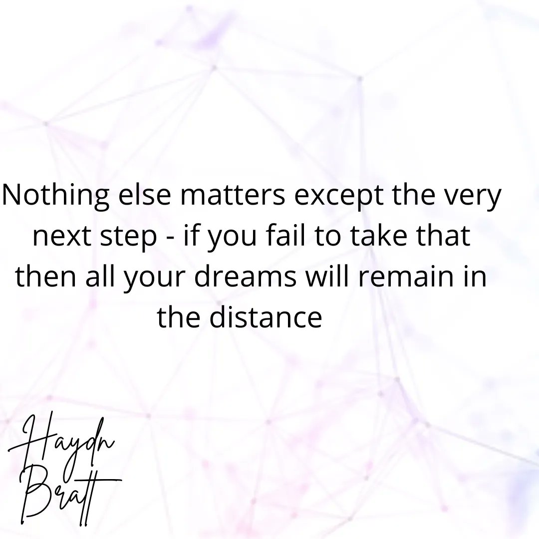MindsetLLP's tweet photo. #Microtip Nothing else matters except the very next step - if you fail to take that then all your dreams will remain in the distance. #Leadershipjourney #mindset #habit #leadershipdevelopemt #businessowner https://t.co/Hnz2K9Q88c