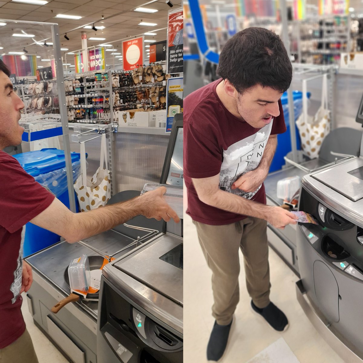⭐ Active Support in Action ⭐ Shopping is always a good idea, especially when it's at Kmart. We headed out to get a few bits for the house, including a frypan and some containers for our leftovers. Looking forward to seeing what you create with your new cooking gear Ryan. 👨‍🍳