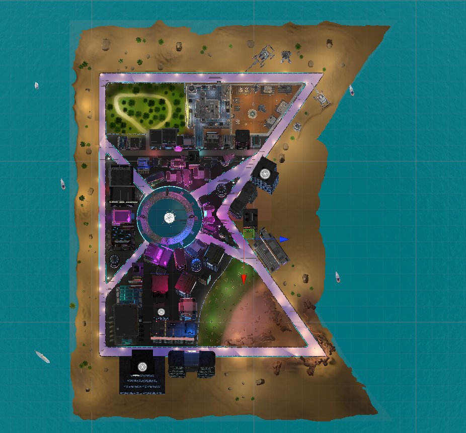 We're building a metaverse world, and today we're showing you his map, which we expect to hold 100+ NFT auctions here