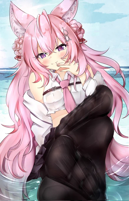 そんな日もあるの?!#黒タイツの日#こよりすけっち 