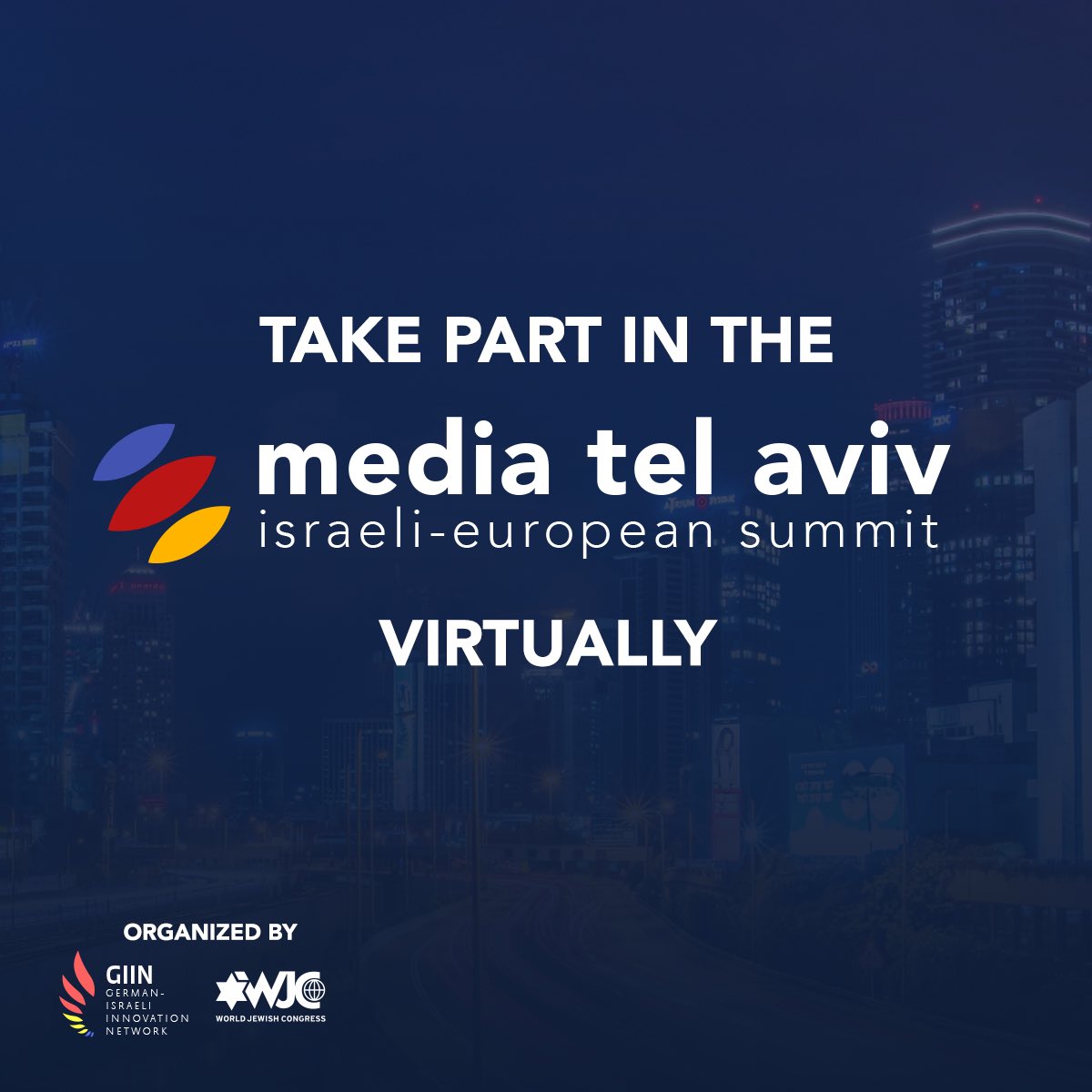 You can be part of „Media TLV“ Summit, virtually.
Just go on our website: ⬇️
and click on live stream.
For each day you have a YouTube link.
See you online or some of you offline! 🇮🇱🇪🇺
<a href="/mediatelaviv/">Mediatelaviv</a>
