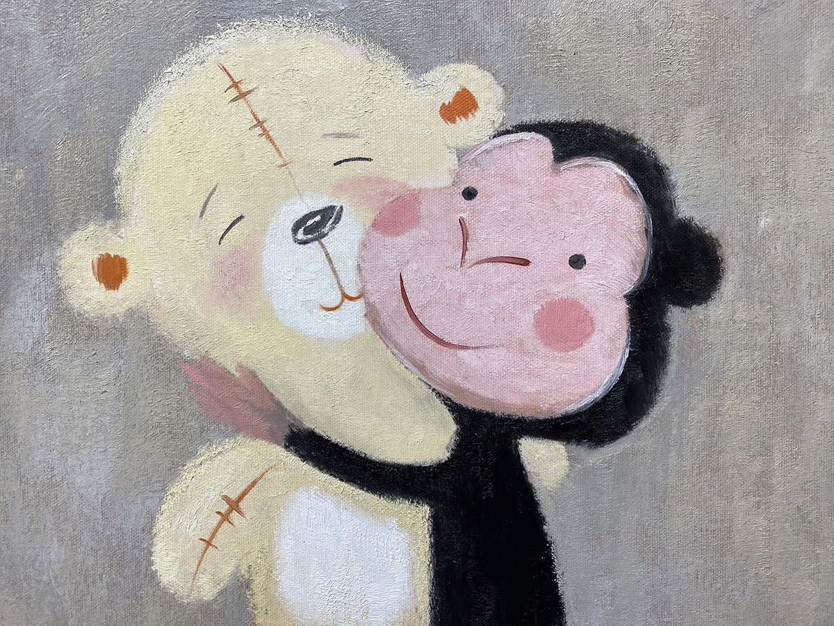 DasArtRu's tweet photo. Картина маслом "Плюшевый медведь и обезьяна"

#дасарт #dasart #картинымаслом #копиикартин #картиныдляинтерьера https://t.co/1hDqsgnv2v https://t.co/1UT2Tawx1y