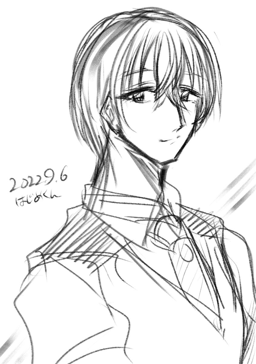 息抜きに肇くん描きました 