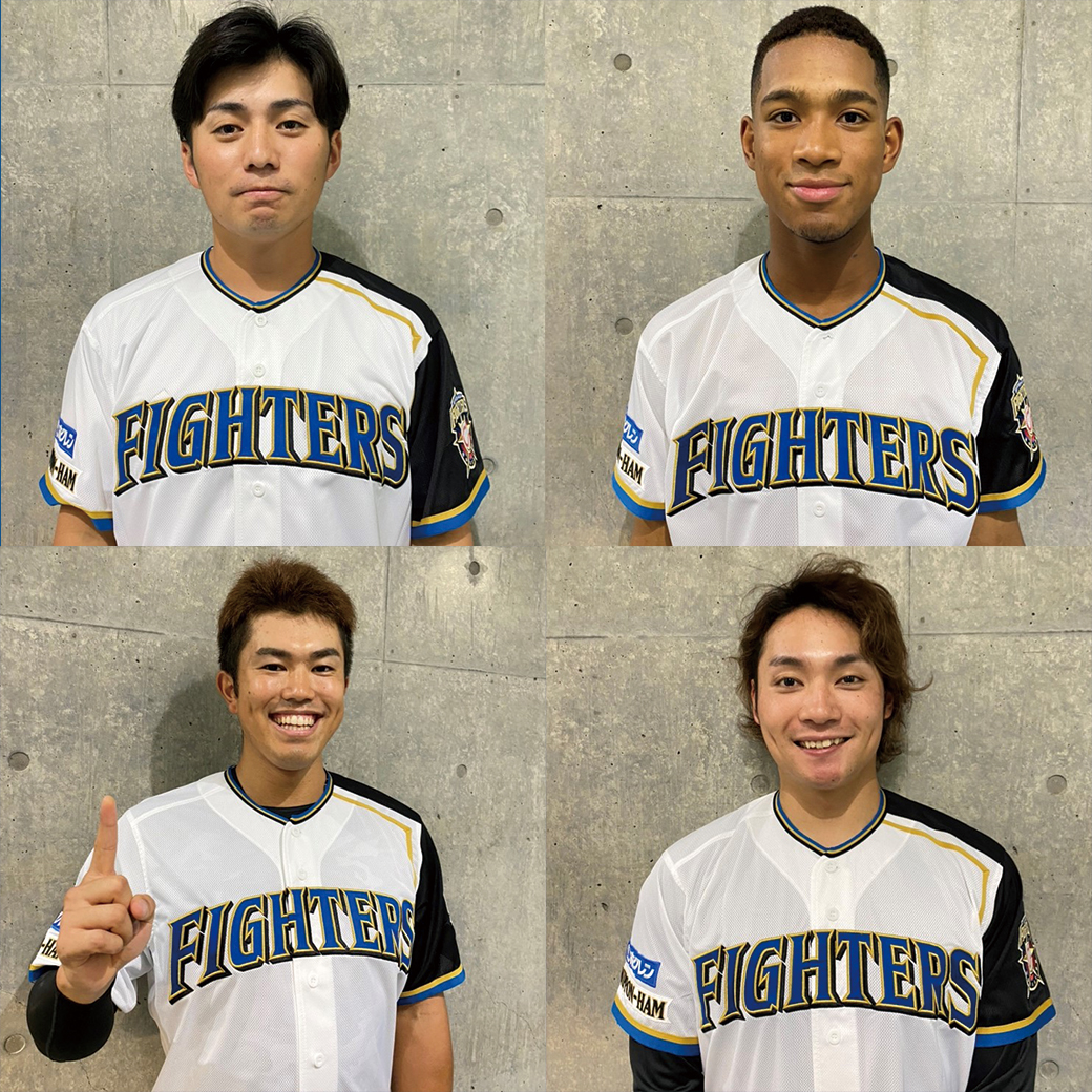 FIGHTERS 日本ハムファイターズ　ユニフォーム　上川畑大悟 Amazon.co.jp: 上川畑大悟 ファイターズ 日ハム ユニフォーム L