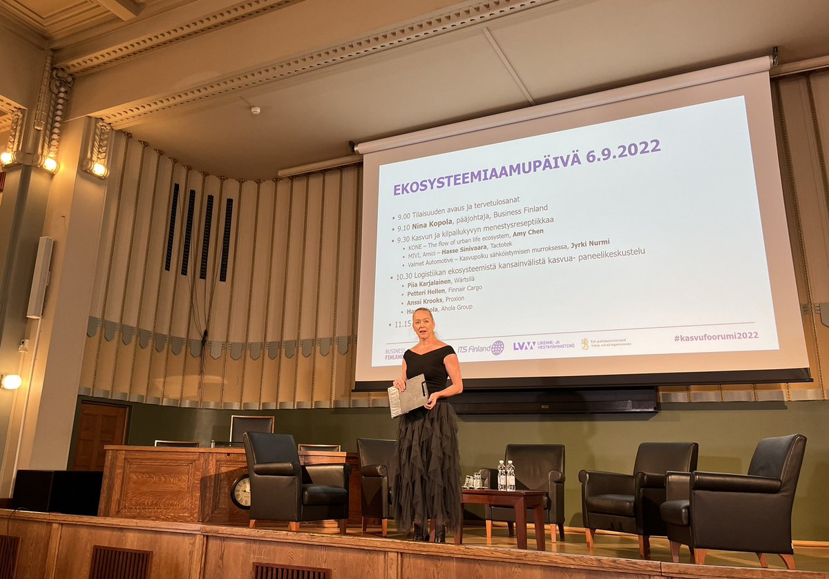 TPallaspuro's tweet photo. #ekosysteemiaamupäivä ja #kasvufoorumi käynnistymässä. Erittäin mielenkiintoinen kokoonpano tulossa. https://t.co/KzjaNpP8XI