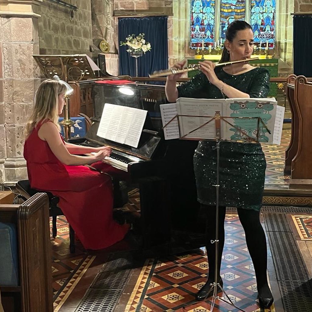 KlimekJulia's tweet photo. Concert in Adbaston! The first #recital of the #newseason 
Together with @noemigyori were performing the “Iconic Women” program including pieces by #haendel  #mozart #chaminade and #duttileux 
One of the picture is an article from the #staffordnewsletter about us and the project. https://t.co/5PnEznDbpZ