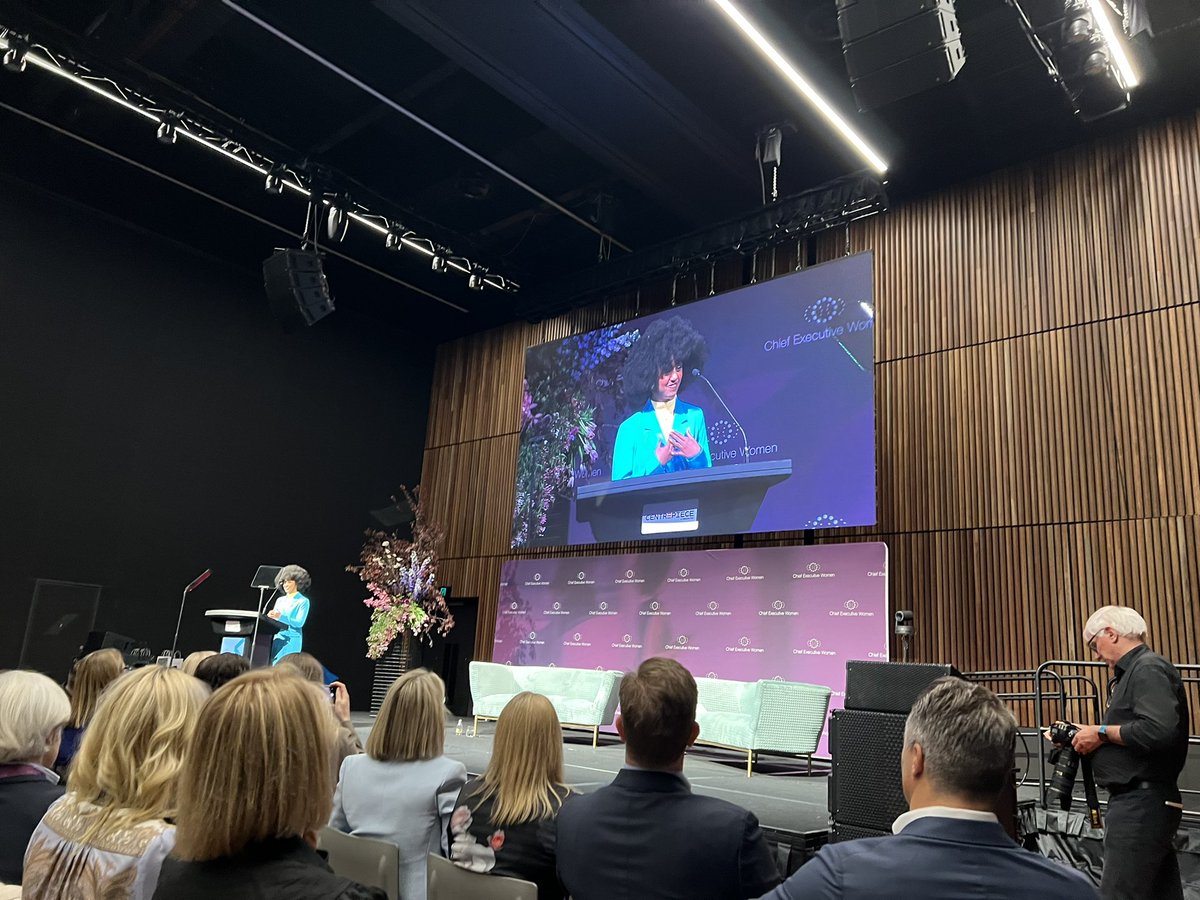 .<a href="/CEWAus/">ChiefExecutiveWomen</a> summit - what a pleasure to hear from the very impressive and brave <a href="/TheWiggles/">The Wiggles</a> Tsehay Hawkins - a great role model for valuing and enjoying diverse cultures, not to mention clearly having the right mix of chutzpah and humility. #cewsummit