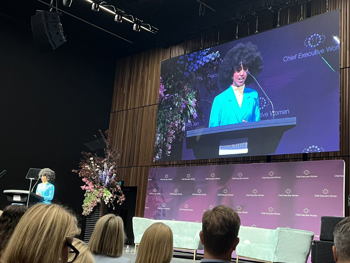 .<a href="/CEWAus/">ChiefExecutiveWomen</a> summit <a href="/TheWiggles/">The Wiggles</a> Tsehay Hawkins: representation is super important. The Wiggles has gender, racial and age diversity. I want children to know it’s ok to be who you are. #cewsummit #womenleaders