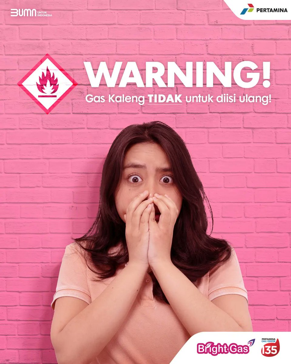 brightgas_LPG's tweet photo. Moms, Gas Kaleng itu tidak untuk diisi ulang ya karena sangat berbahaya jika dilakukan pengisian ulang secara sembarangan. Tekanan gas yang tidak sesuai ketentuan akan memicu ledakan lho. https://t.co/K4x2cAvGtp