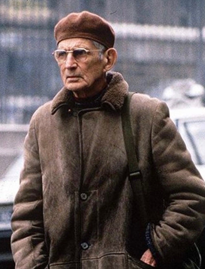 hering_david's tweet photo. Good morning to Samuel Beckett’s autumn wardrobe https://t.co/6Tj4O2YnRE