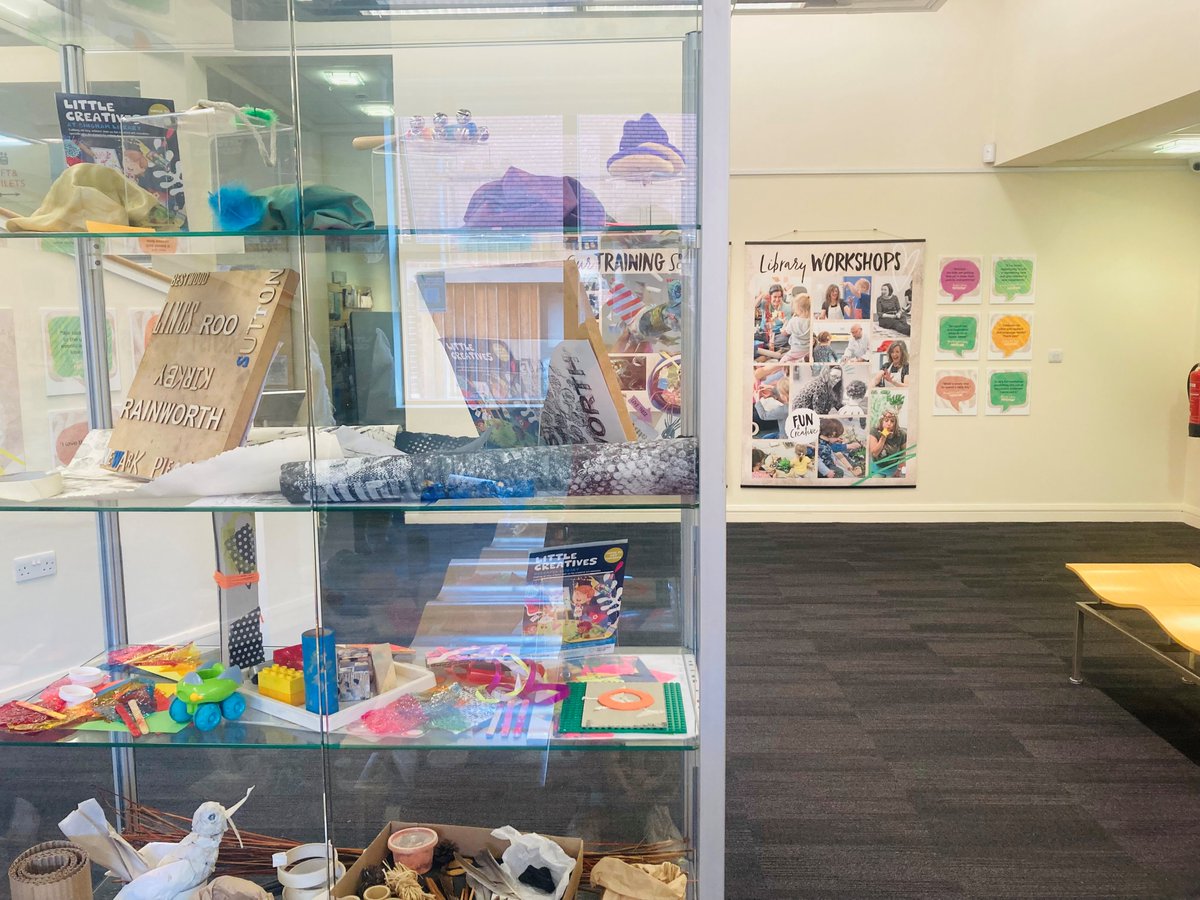 NottsLibraries's tweet photo. Over the last 5 years our team of professional artists have been working to help early years children learn skills across Nottinghamshire. Here's the result of the hard work in this retrospective exhibition! 
Find out more: https://t.co/eENISkUJcc
#littlecreatives @ace_national https://t.co/PtXE67IBe6