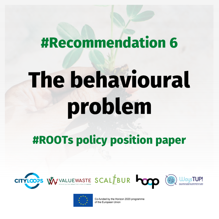 ValuewasteP's tweet photo. #ROOTS #CircularPolicies position paper #ROOTSrecommendation6 ⬇️ https://t.co/vYNavTq2ZN
📑 #CommunicationCampaigns targeting citizens in #Europe to raise awareness on #biowaste sorting.
📌@ValuewasteP @SCALIBUR_H2020 @hoop_eu @WaystupH2020 @CircularCityEU @EUBIA1 https://t.co/O9SJO3G5y0