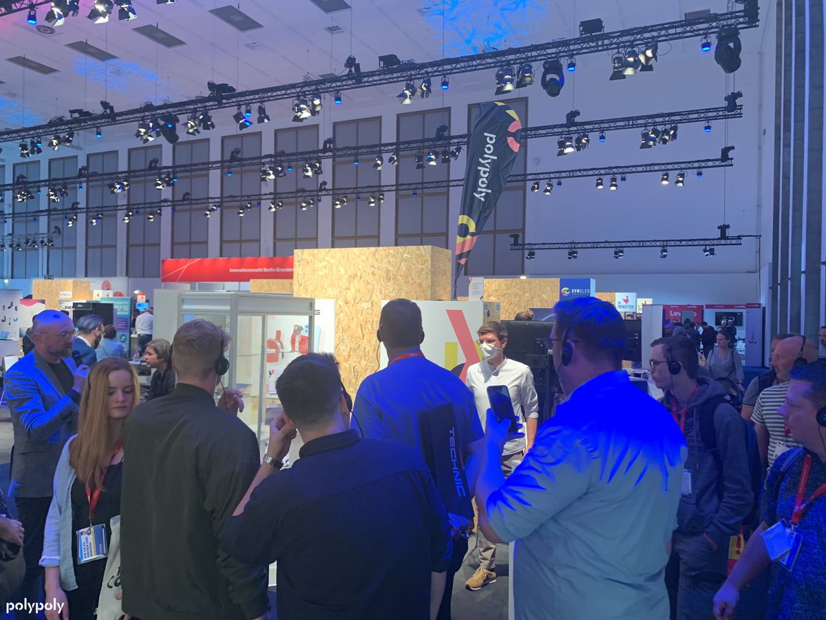 polypoly's tweet image. We&apos;d like to say a few words about the past #IFA2022 weekend, because… this is what we call a weekend. So many people, so many talks, appointments and such a fantastic time. We&apos;re super exhausted, but at the same time extremely happy about how this went for #polypoly