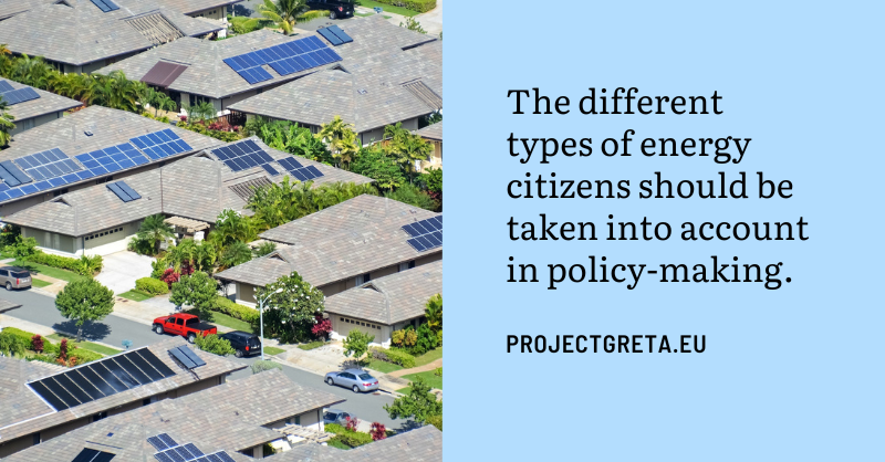 ProjectGreta's tweet photo. Did you know that there are six types of energy citizens? We at #projectGRETA argue that policy-makers should acknowledge that there are different rationales across different types of energy citizens. Check the six types here: https://t.co/x0uI9AzvUP #energycitizenship https://t.co/4l0g86D1ar