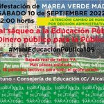 Photo by 🍏Interinos Docentes en Lucha, Madrid🍏 (@MADinterinos)