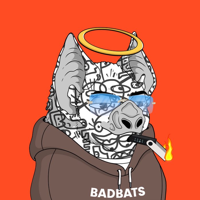 BAD BAT #240
Available on <a href="/realSologenic/">Sologenic</a> NFT Marketplace

Lookout for the bats with a burning Ledger😉

bit.ly/3KSsJmE

#SoloNation #Sologenic #XRP #XRPArmy #XRPL #NFTCollectors