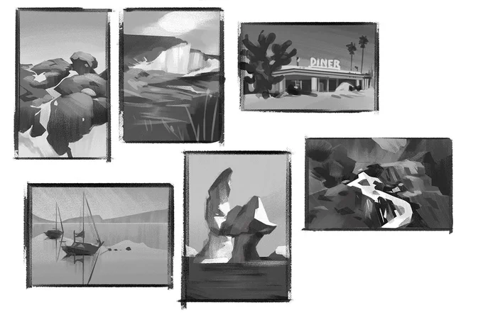 and some b/w ones for a different class 