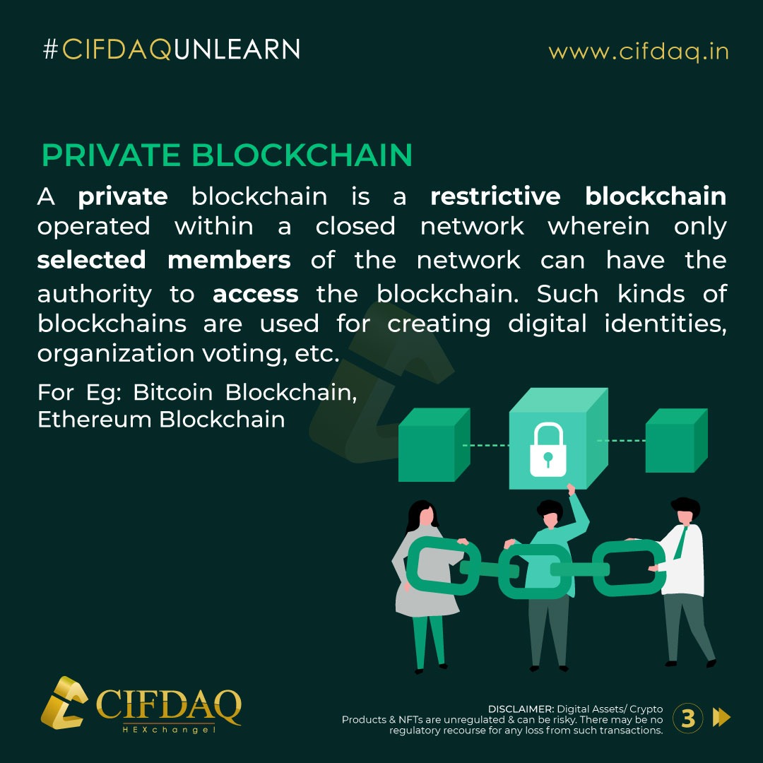 cifdaq's tweet image. Types of #blockchains Explained via #CIFDAQUnlearn

#CIFDAQ #CIFD