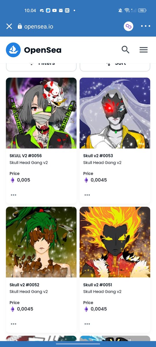 BUY 1 GET 1 FREE (RANDOM NFT)
opensea.io/SkullHead_Deve…
Listed now! Don't miss out🔥 Skull Head drop!⚡⚡

#NFTcollector  #NFT宣伝枠  #NFTJapan  #nftcollector #NFT買います #Nfts #NFTs #NFTCommunity