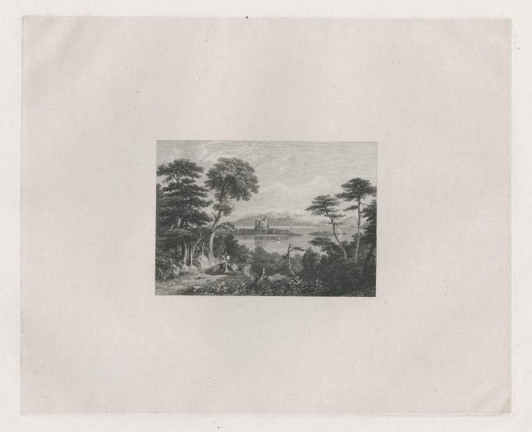 fitzArtBot's tweet photo. P.187-2002 Dunstaffnage Castle, Plate to John Jamieson "Select Views Of The Royal Palaces Of Scotland" (Edinburgh, 1830) - print made by William Miller https://t.co/NbzyeBBM56 Acquired 2002 https://t.co/AKWyQrkEuB