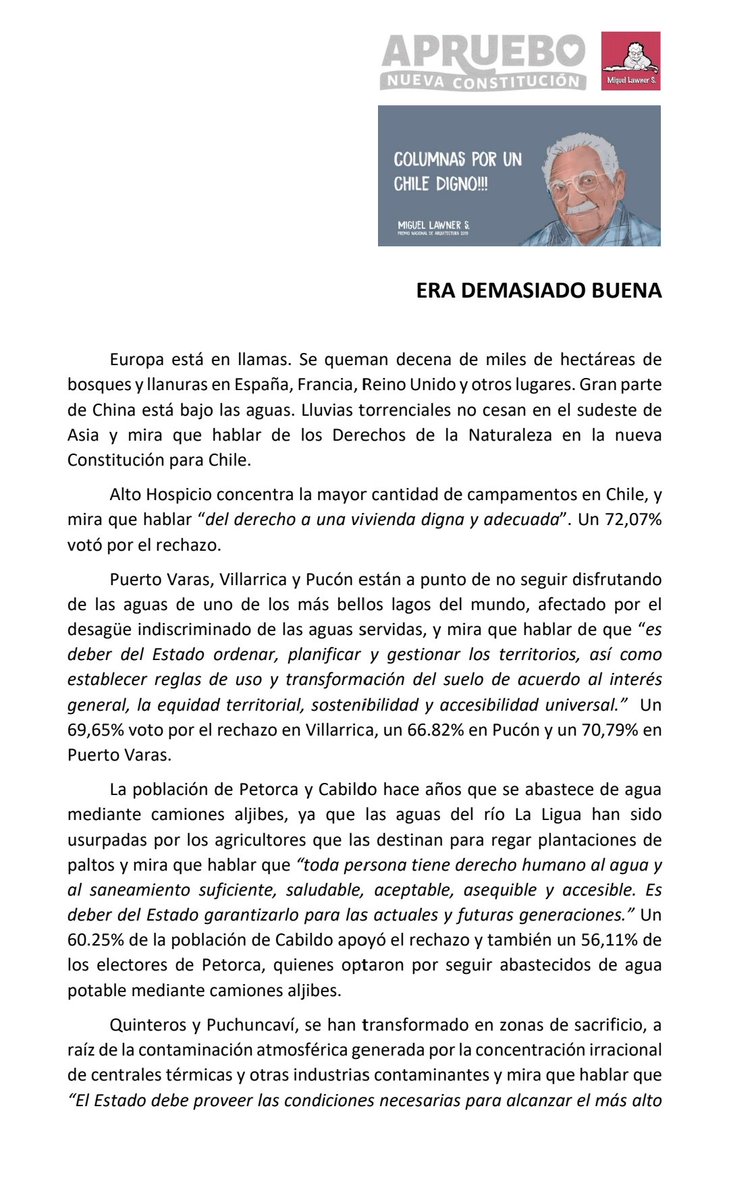 PatoReguleque's tweet photo. Quiero compartir esto que me llegó hace poco con ustedes.
#Apruebo https://t.co/VZerbqJAsP