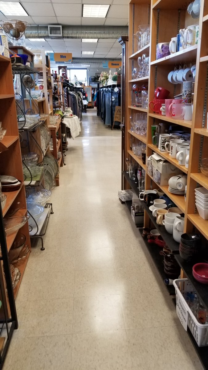 crossroadsbcts's tweet photo. Terrific Tuesday Specials
50% off
•Clothing
•Electrical &amp; Electronics
•Kitchen &amp; Appliances
•Décor
•Picture Art
•Halloween Costumes

Plus Babies &amp; Children's clothes at $1 each.

Here's some photos of our freshly waxed floors.  Check out the shine. https://t.co/DhHhYMhHNP