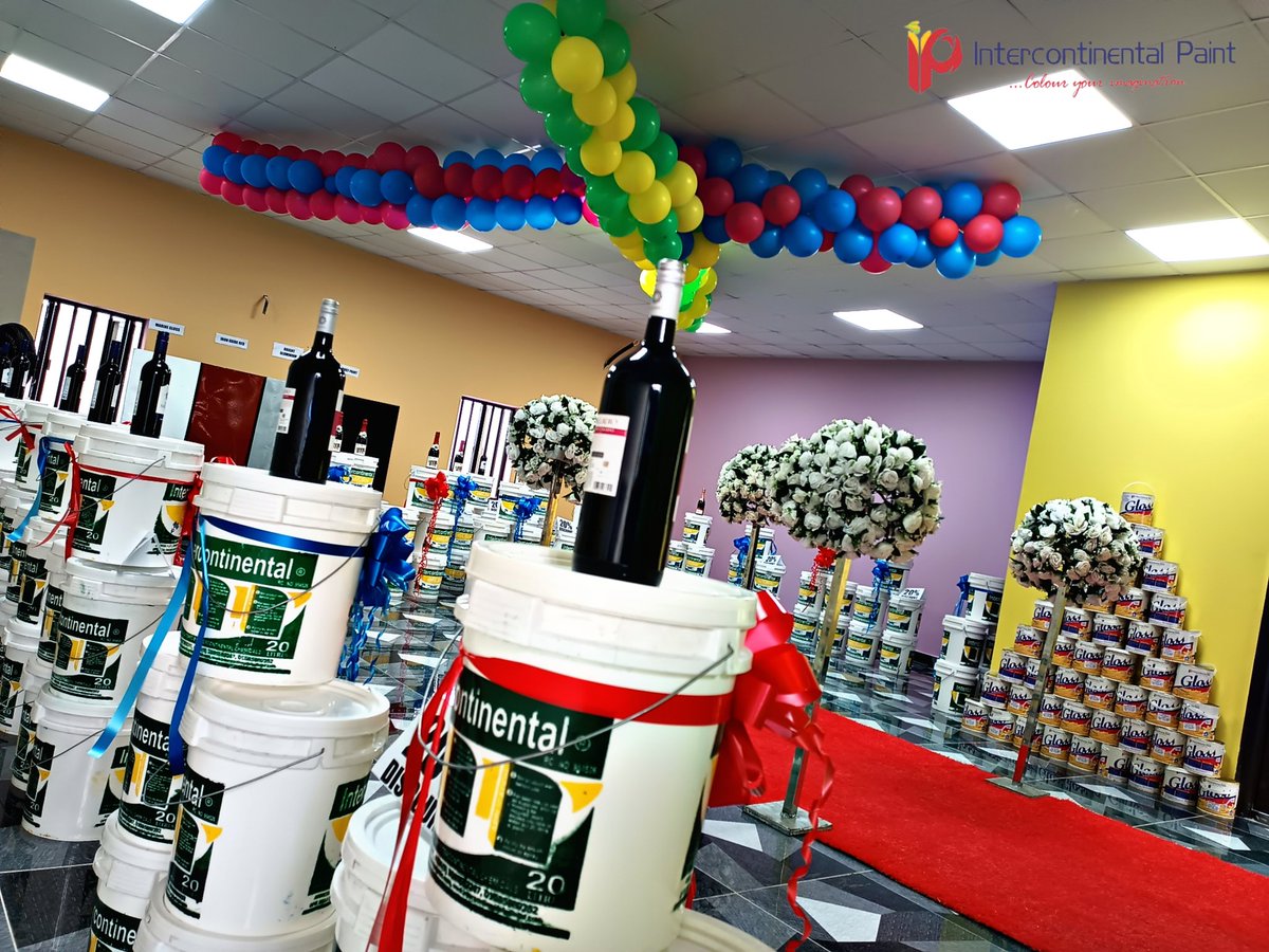 IP_Limited's tweet photo. Commissioning of Intercontinental Paint Regional office in Benin City.

5th of September, 2022
#Paint #painting #intercontinental #beautiful #colour #colours #color #art #design #fineart #beauty #house #houseinteriordesign #Intercontinentalpaint #Intercontinentalpaintltd #opening https://t.co/kelgNEn6xc