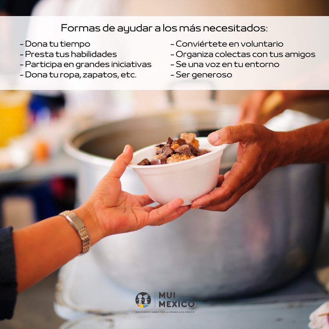 MuiMexico's tweet photo. Te invitamos a llevar acabo una pequeña iniciativa en tu comunidad, cualquier ayuda, por minima que sea, CUENTA! 
.
.
.
#5septiembre #beneficencia #voluntariado #colecta #generosidad #donacion #iniciativa https://t.co/zV3UukVjdu