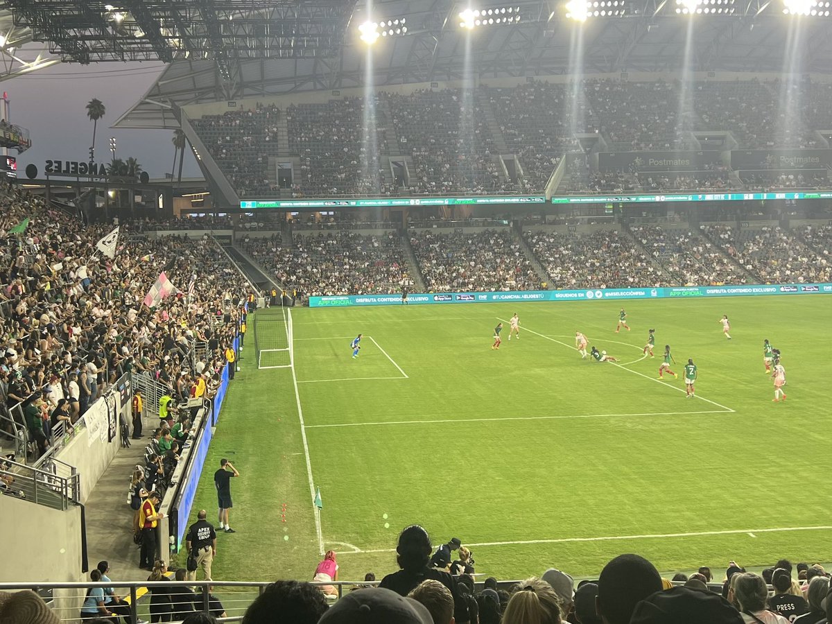 _ChandlerBeck's tweet photo. 📍 Soccer in the Heart of LA. #AngelCityFC 

Introduced some friends to  @weareangelcity and brought them to tonight’s match vs Mexico. https://t.co/EQdNSwpOSs