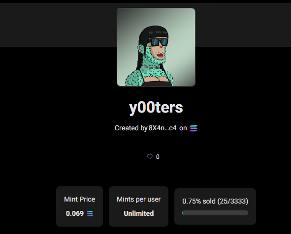 y00ters's tweet photo. get in before we blow ;)

https://t.co/n6lShR5W36

.069
3333

#Solana #SolanaNFT #y00ts #y00tlist #y00tsnft #DeGods $dust https://t.co/Jjx130kmUh