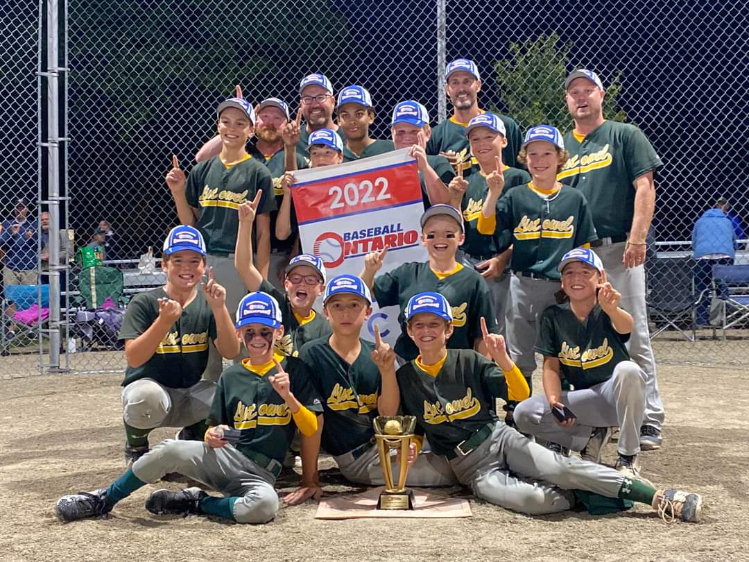 hollinger_t's tweet photo. After a thrilling extra inning victory under the lights, and in front of an energetic home crowd, the Listowel 11U Legionnaires captured the 11U OBA  "C" Championship. 
@BaseballOntario https://t.co/sZcA9K5Jgf
