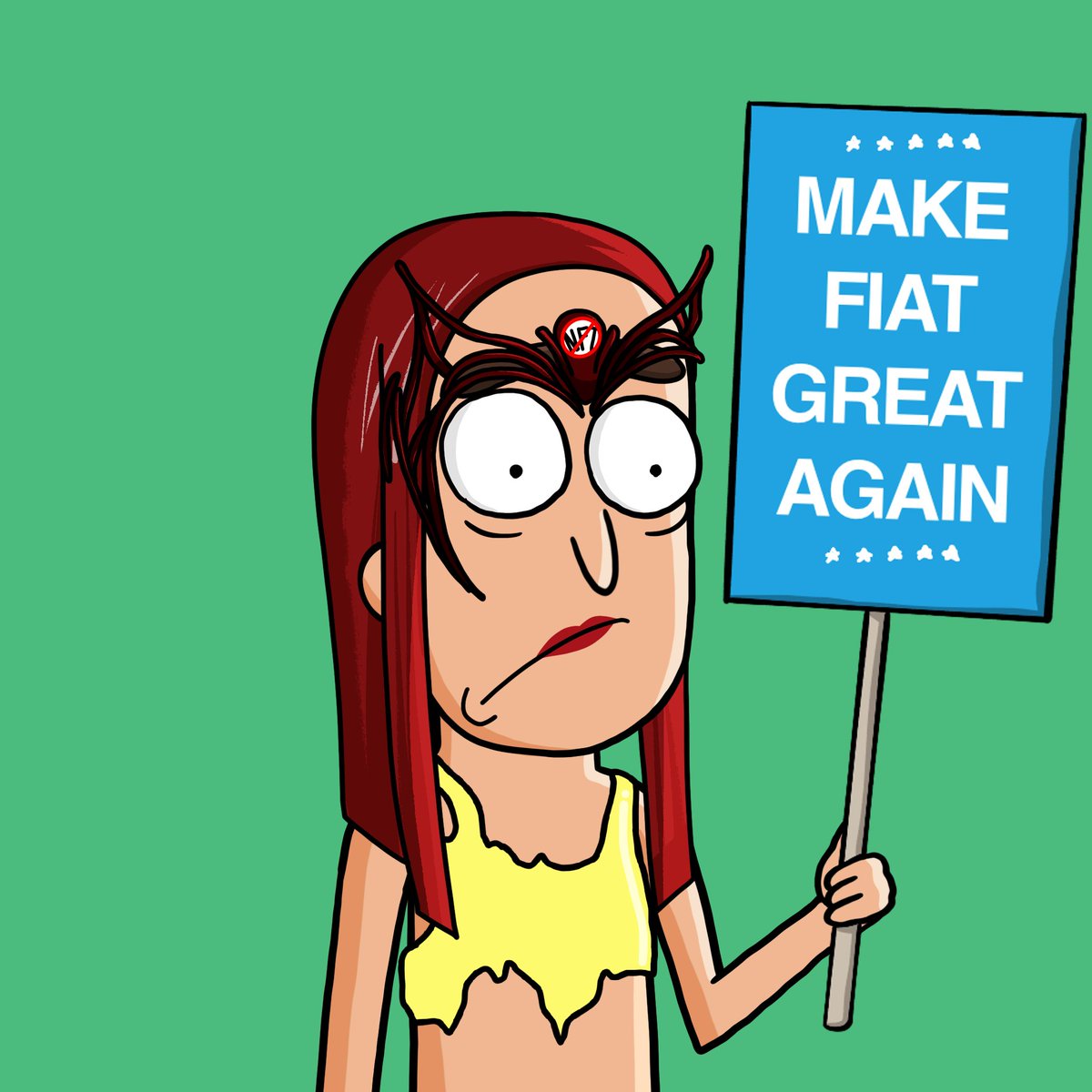 I heard the <a href="/GodHatesNFTees/">God Hates NFTs 🐇</a> have awesome community, and the founder <a href="/srpeters/"></a> is very active in this space. 👀

How is my Gym Queen with Fiat sign? #GodHatesNFTees @SrPetersLAB